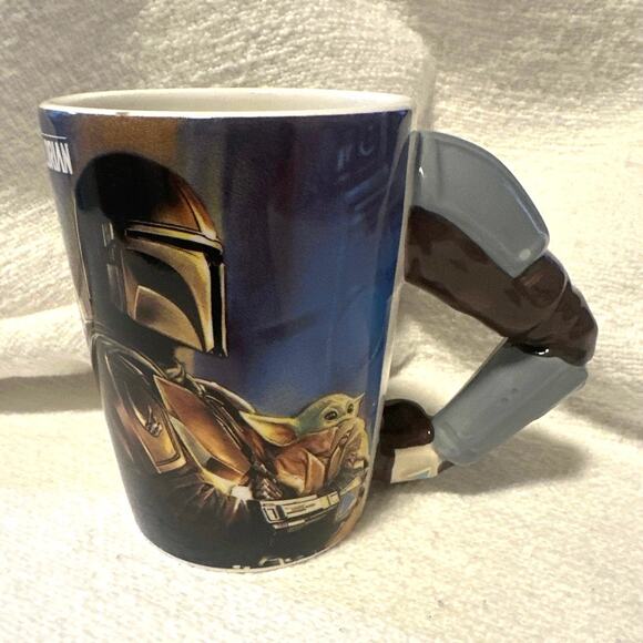 Star Wars Mandalorian Arm Mug Coffee Cup with 3D Handle - Picture 2 of 7
